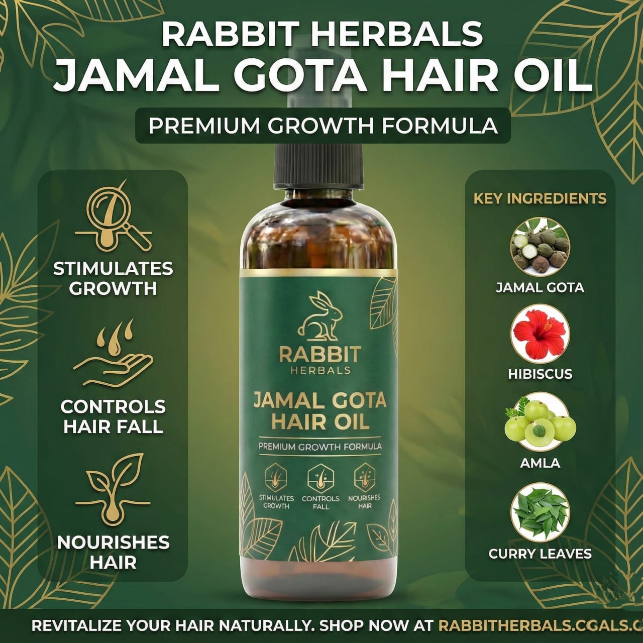 Jamalgota advance hair growth Oil – 100% Stronger, Healthier Growth
