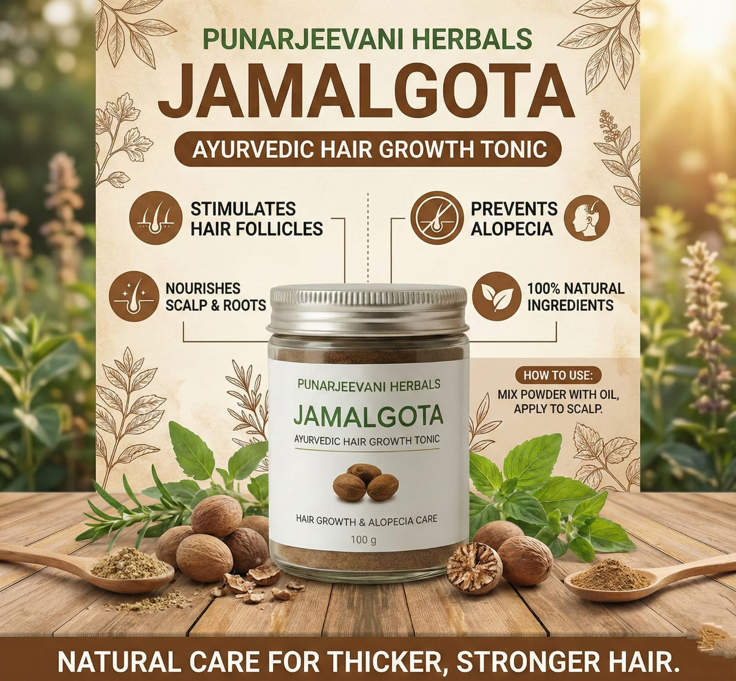 Jamalgota Ayurvedic Hair Growth Tonic