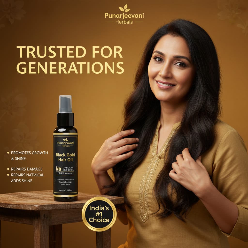 Black Gold Hair Oil-100% Effective Hair Oil